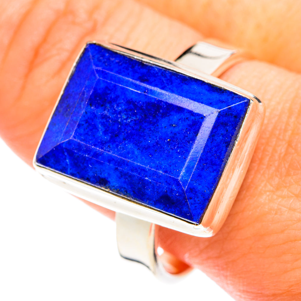 Lapis Lazuli Rings handcrafted by Anasilvercos - RING75081
