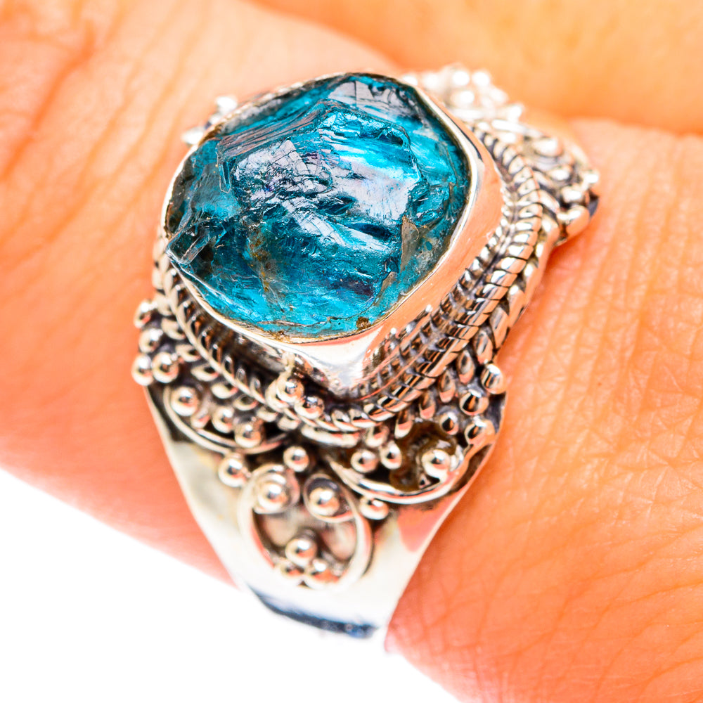 Apatite Rings handcrafted by Anasilvercos - RING75082