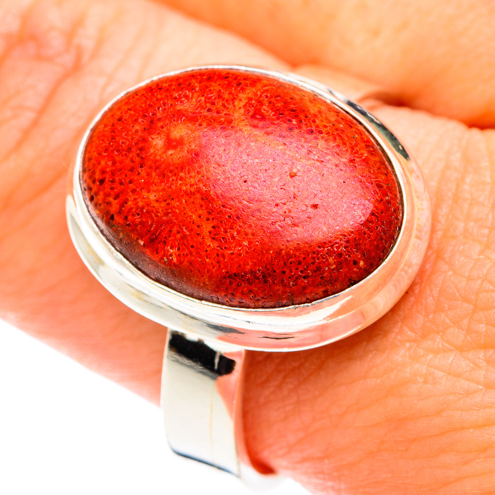 Sponge Coral Rings handcrafted by Anasilvercos - RING75092