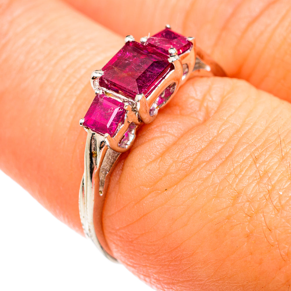 Pink Tourmaline Rings handcrafted by Anasilvercos - RING75095