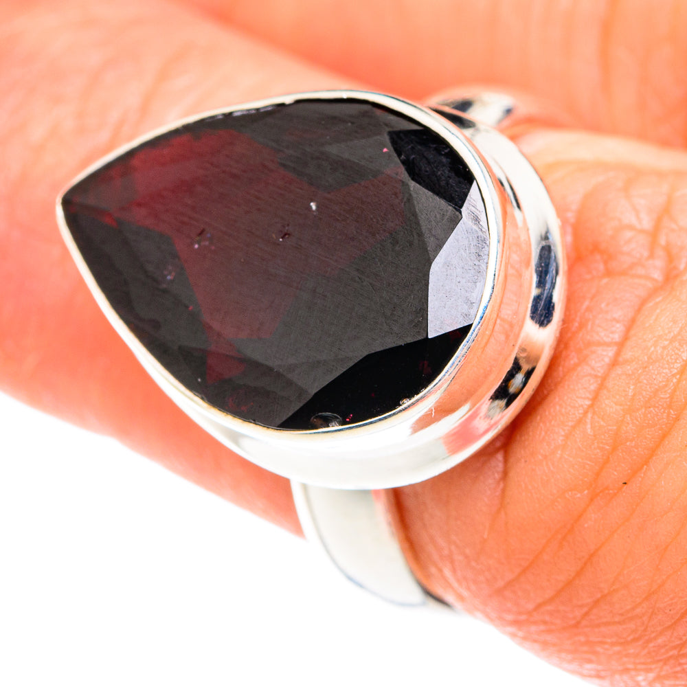 Garnet Rings handcrafted by Anasilvercos - RING75096