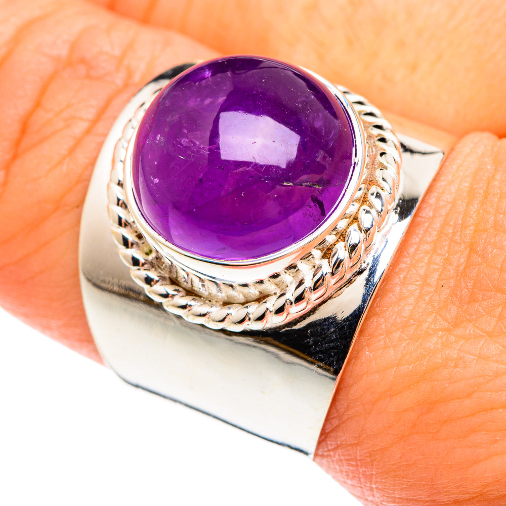 Amethyst Rings handcrafted by Anasilvercos - RING75099