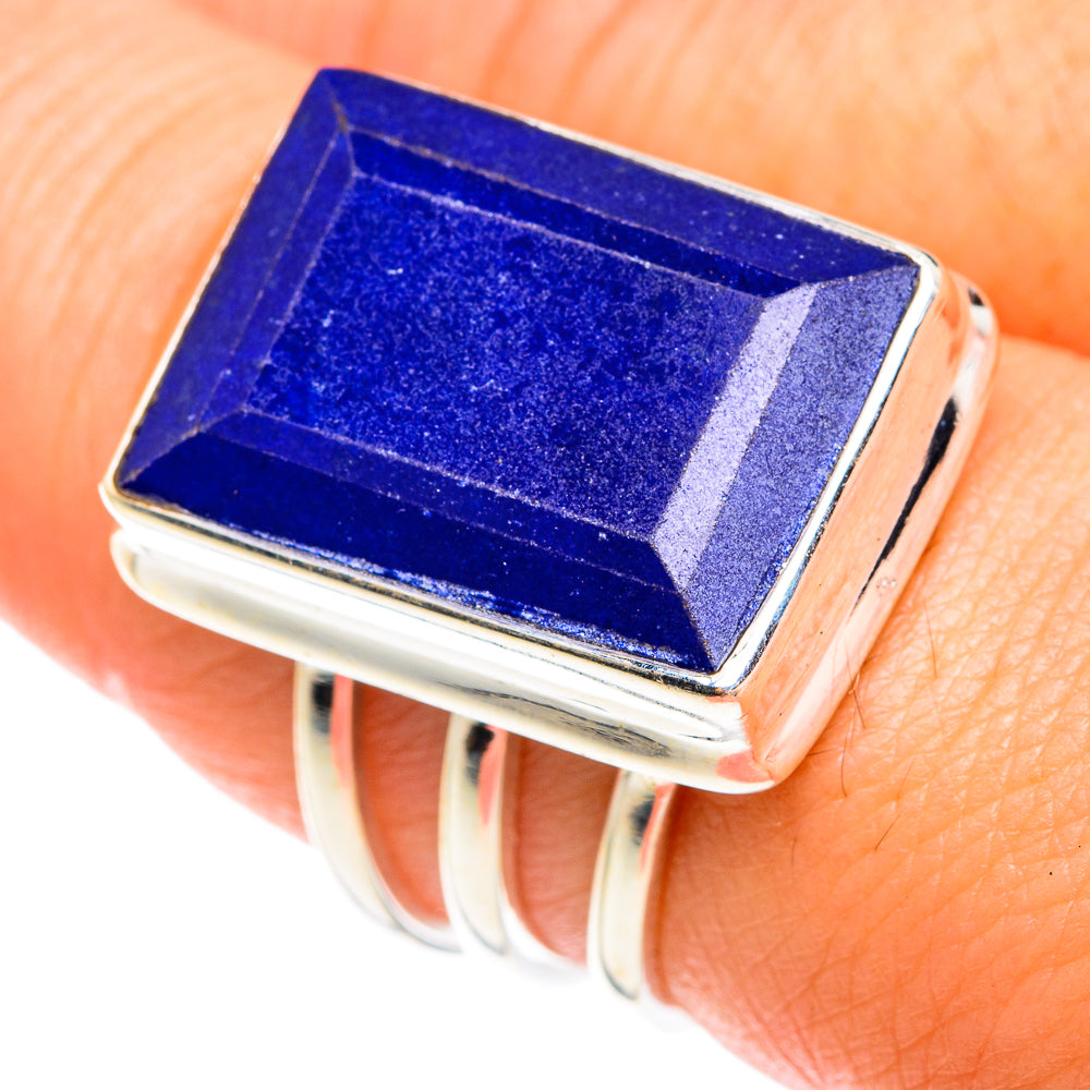 Lapis Lazuli Rings handcrafted by Anasilvercos - RING75112