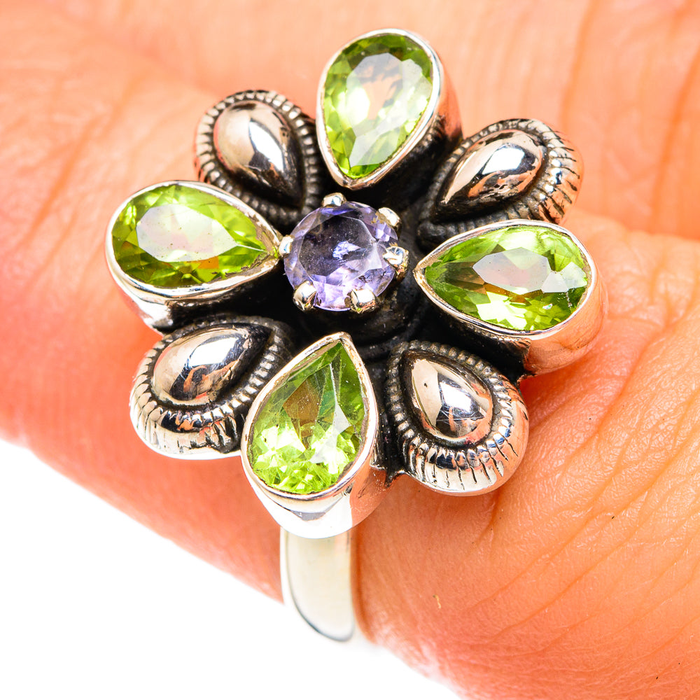 Peridot Rings handcrafted by Anasilvercos - RING75116