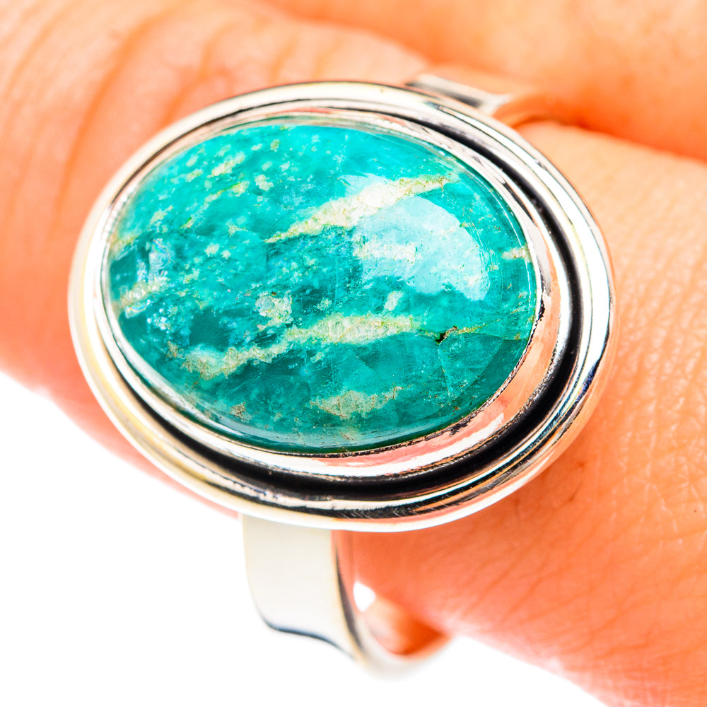 Amazonite Rings handcrafted by Anasilvercos - RING75118