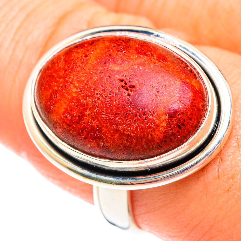 Sponge Coral Rings handcrafted by Anasilvercos - RING75124