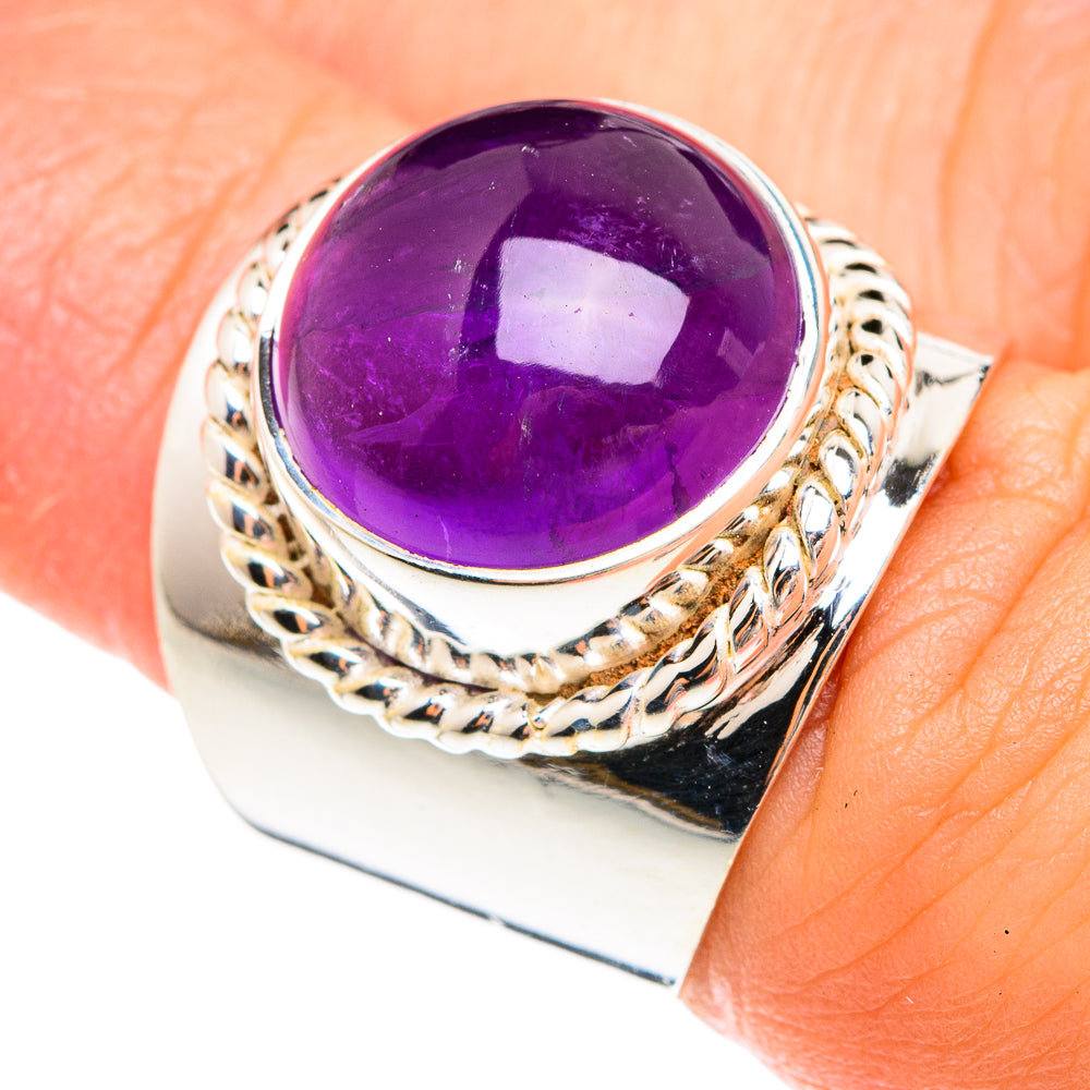Amethyst Rings handcrafted by Anasilvercos - RING75128