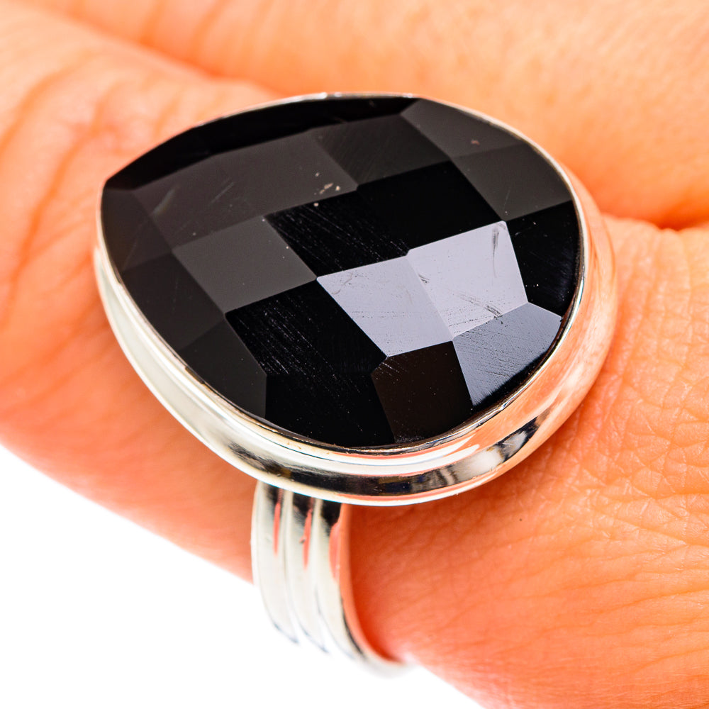 Black Onyx Rings handcrafted by Anasilvercos - RING75131