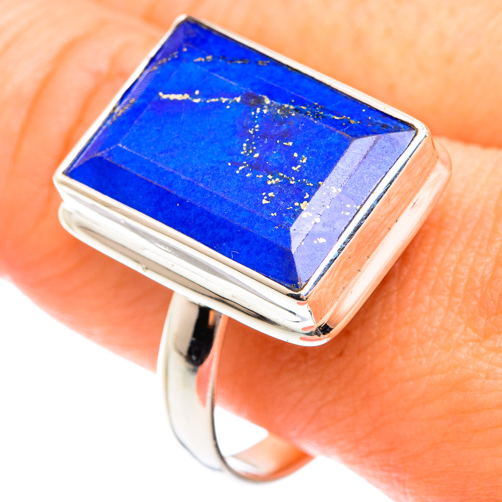 Lapis Lazuli Rings handcrafted by Anasilvercos - RING75140