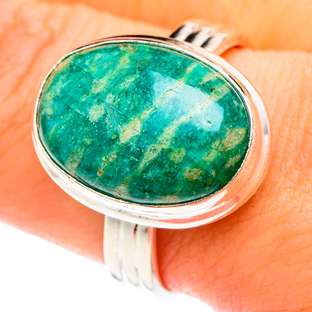 Amazonite Rings handcrafted by Anasilvercos - RING75146