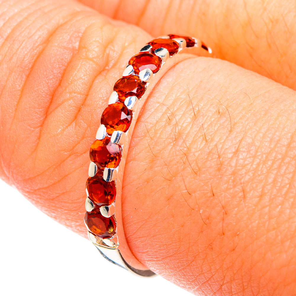 Garnet Rings handcrafted by Anasilvercos - RING75181