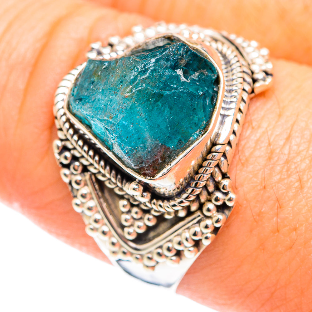 Apatite Rings handcrafted by Anasilvercos - RING75197