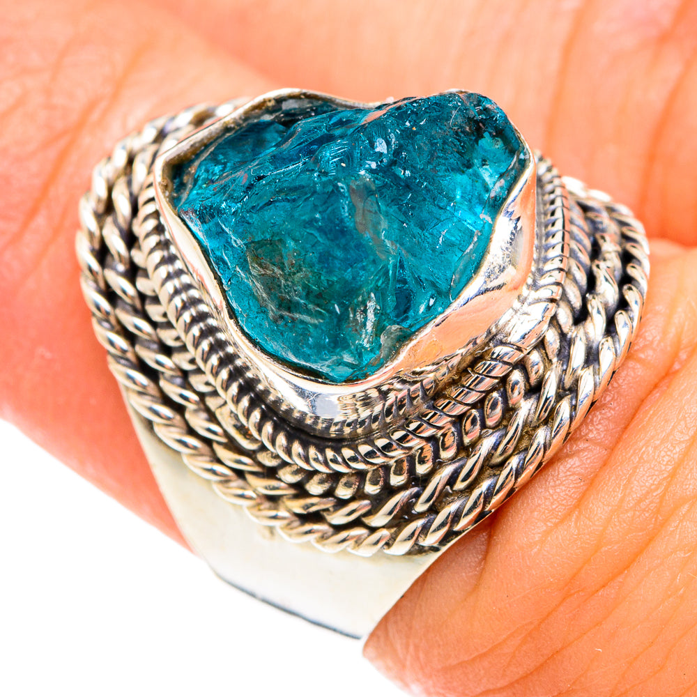Apatite Rings handcrafted by Anasilvercos - RING75199