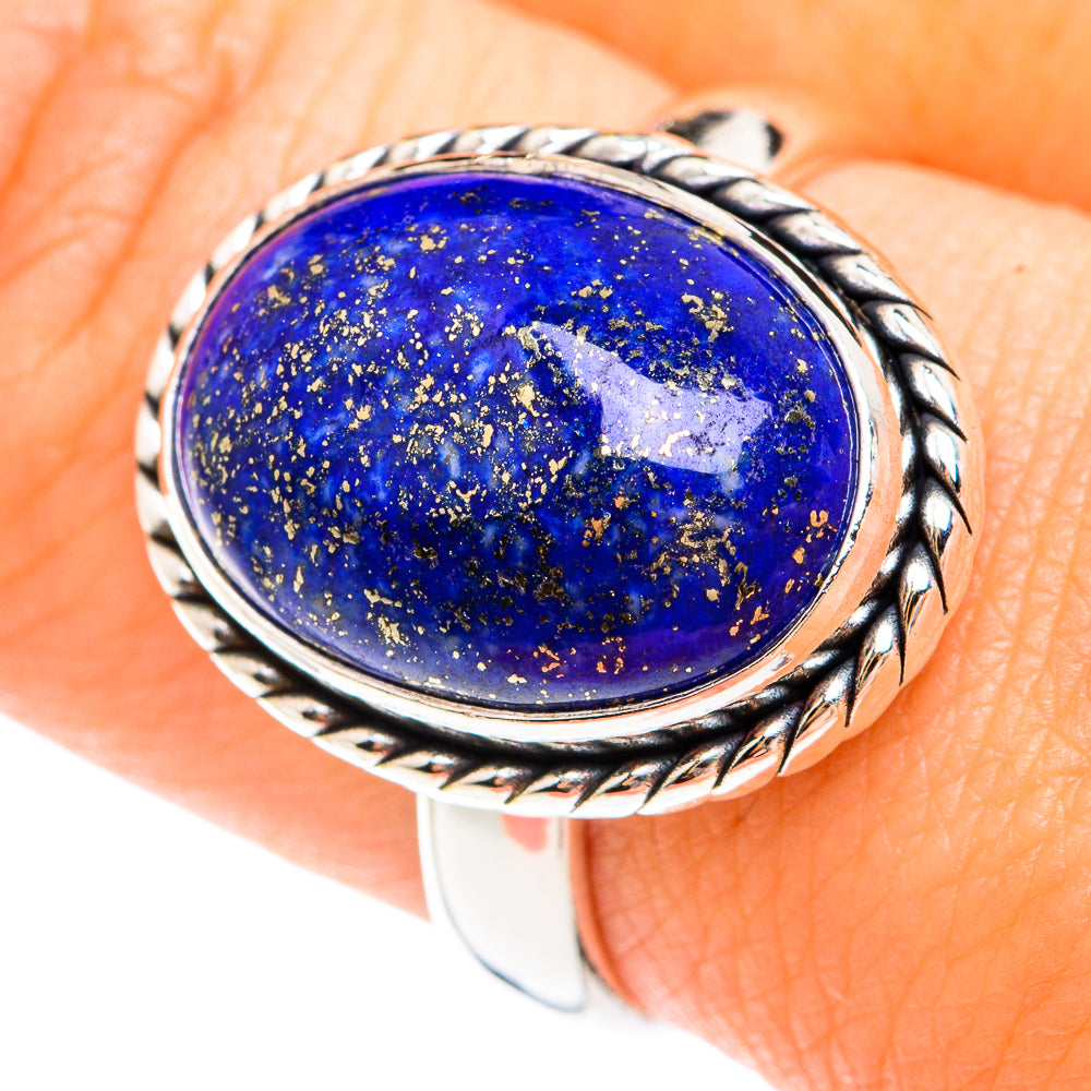 Lapis Lazuli Rings handcrafted by Anasilvercos - RING75200