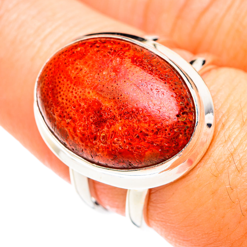 Sponge Coral Rings handcrafted by Anasilvercos - RING75208