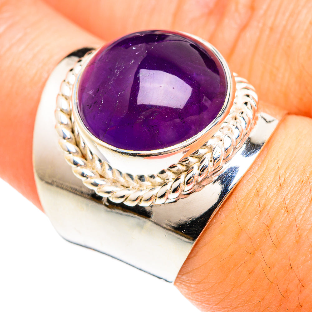 Amethyst Rings handcrafted by Anasilvercos - RING75238