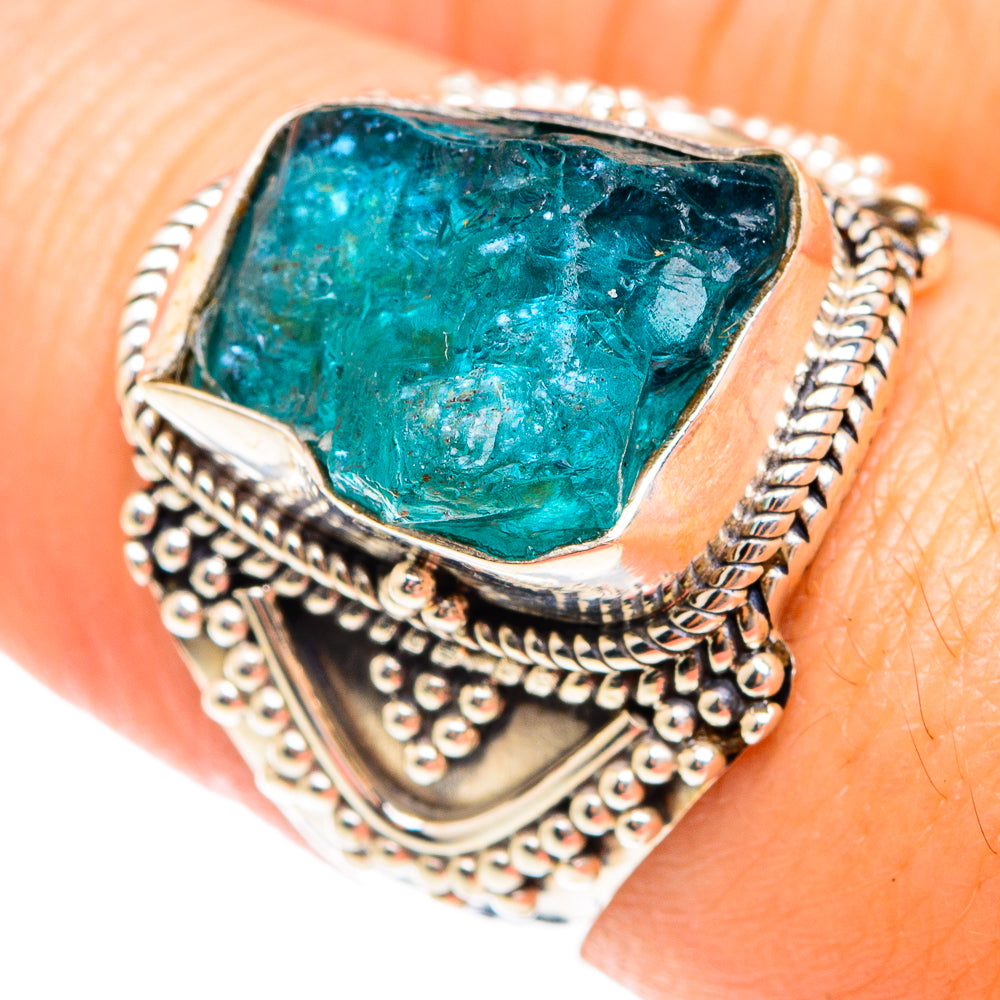 Apatite Rings handcrafted by Anasilvercos - RING75247