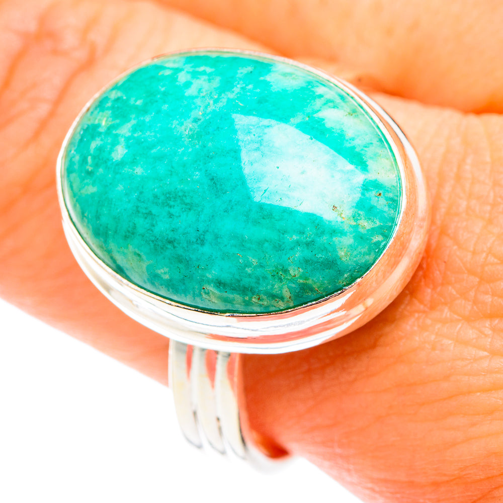 Amazonite Rings handcrafted by Anasilvercos - RING75253