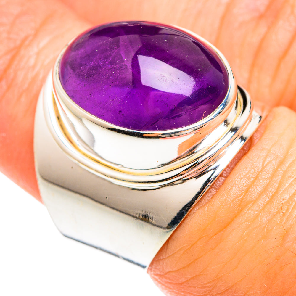 Amethyst Rings handcrafted by Anasilvercos - RING75264