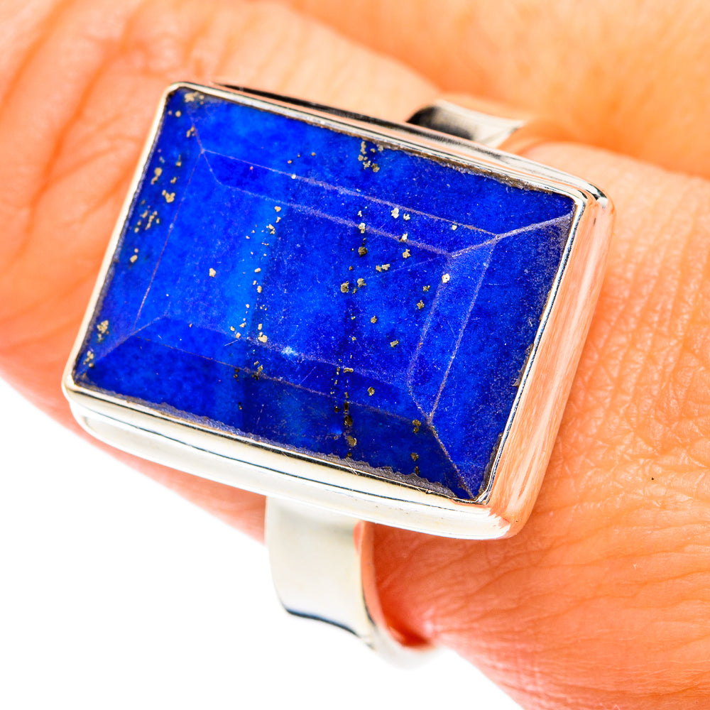 Lapis Lazuli Rings handcrafted by Anasilvercos - RING75272