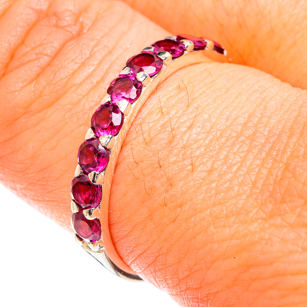 Garnet Rings handcrafted by Anasilvercos - RING75289