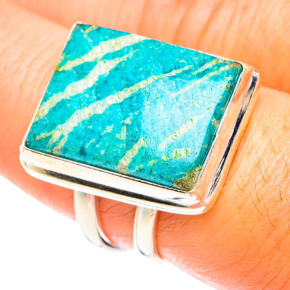 Amazonite Rings handcrafted by Anasilvercos - RING75306