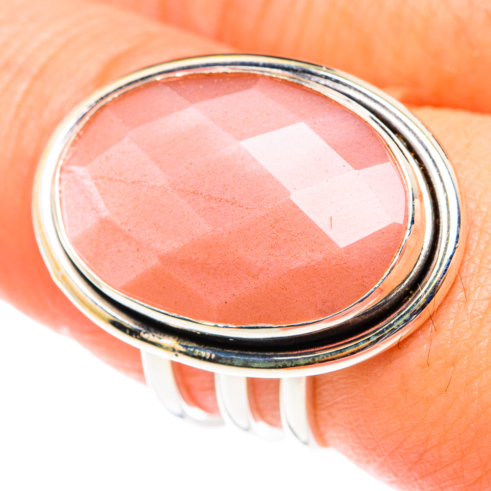 Pink Opal Rings handcrafted by Anasilvercos - RING75377