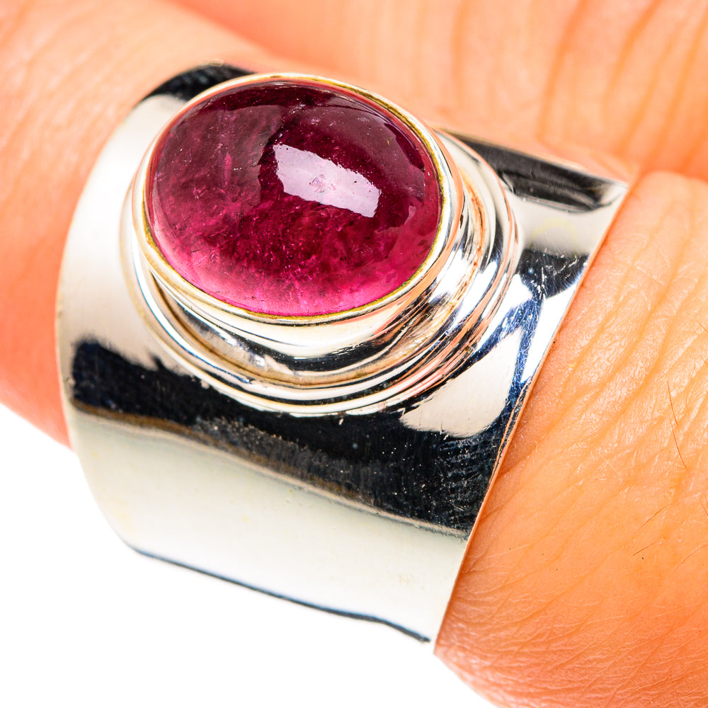 Pink Tourmaline Rings handcrafted by Anasilvercos - RING75378
