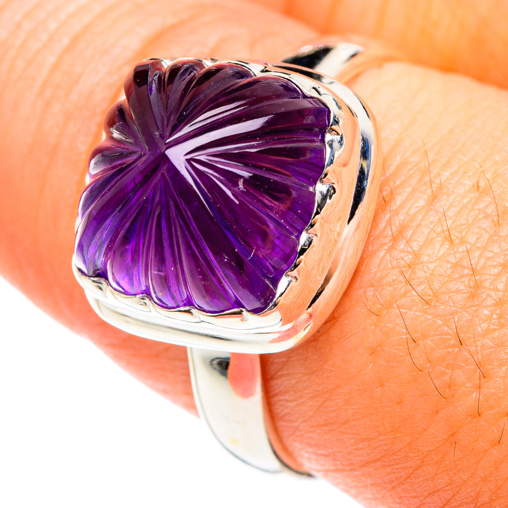 Amethyst Rings handcrafted by Anasilvercos - RING75382