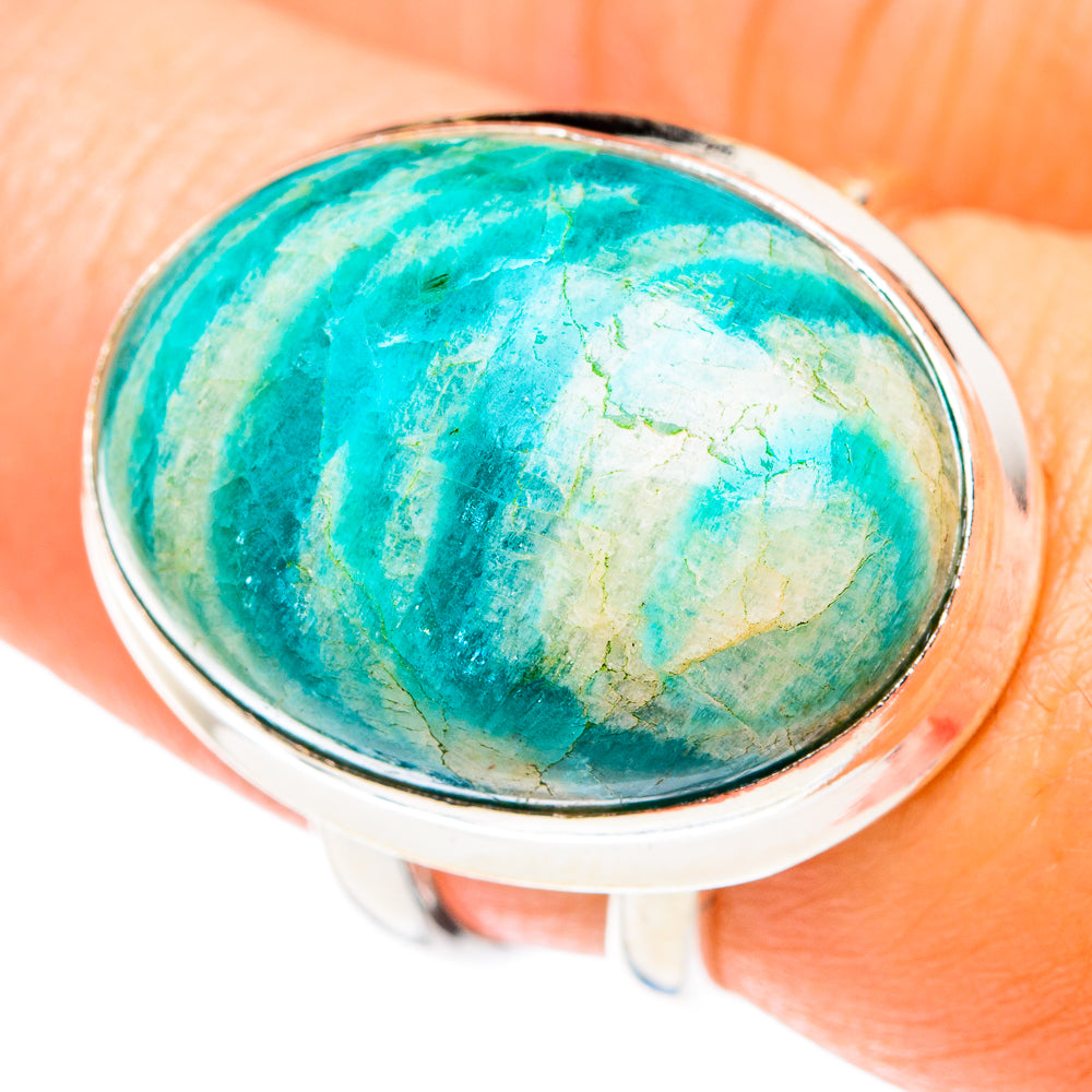 Amazonite Rings handcrafted by Anasilvercos - RING75407