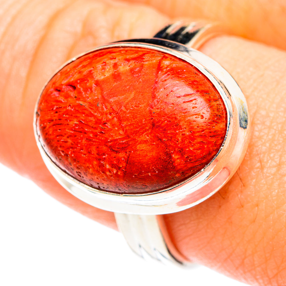 Sponge Coral Rings handcrafted by Anasilvercos - RING75412