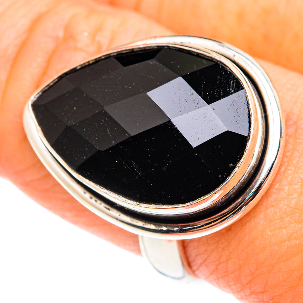 Black Onyx Rings handcrafted by Anasilvercos - RING75422