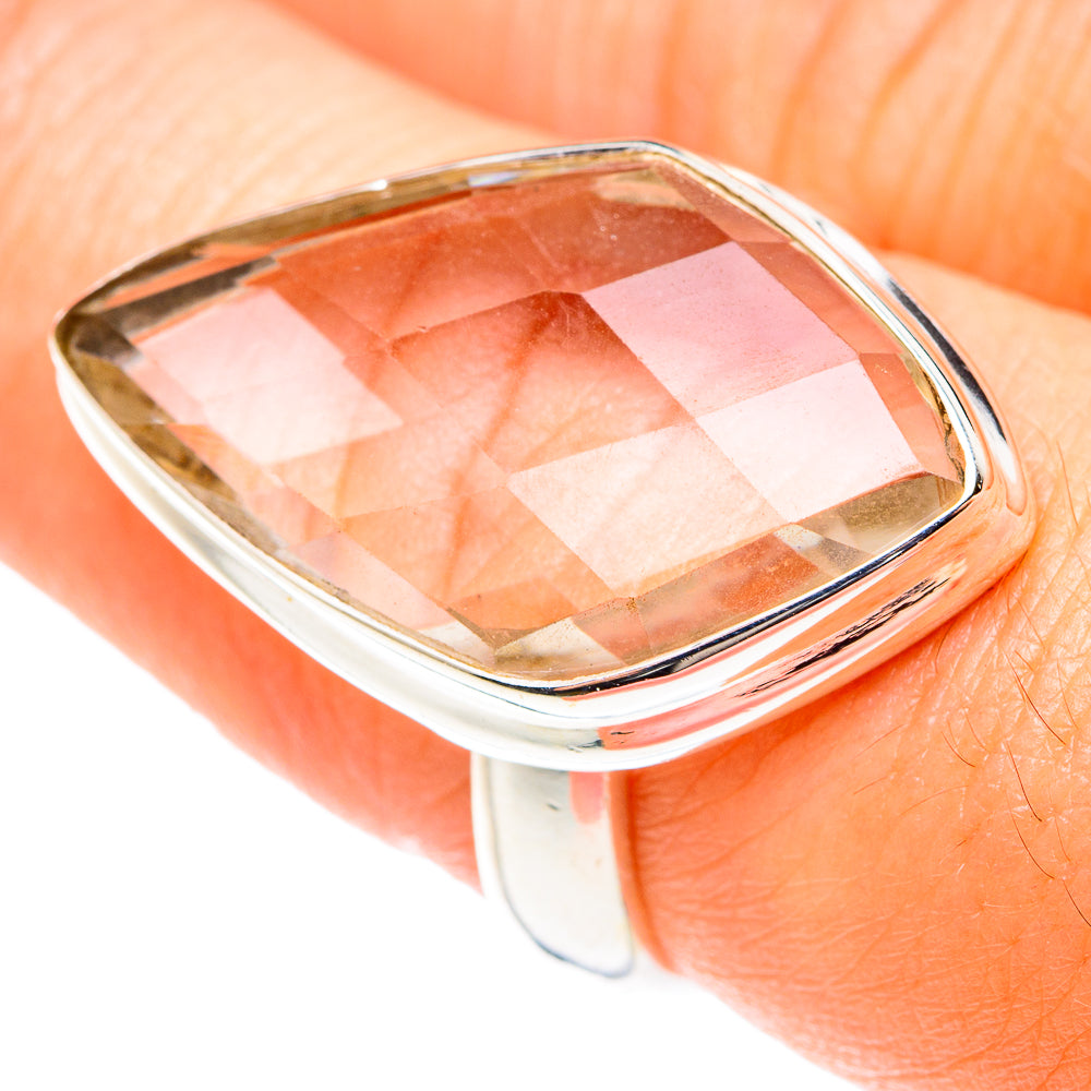 White Quartz Rings handcrafted by Anasilvercos - RING75426