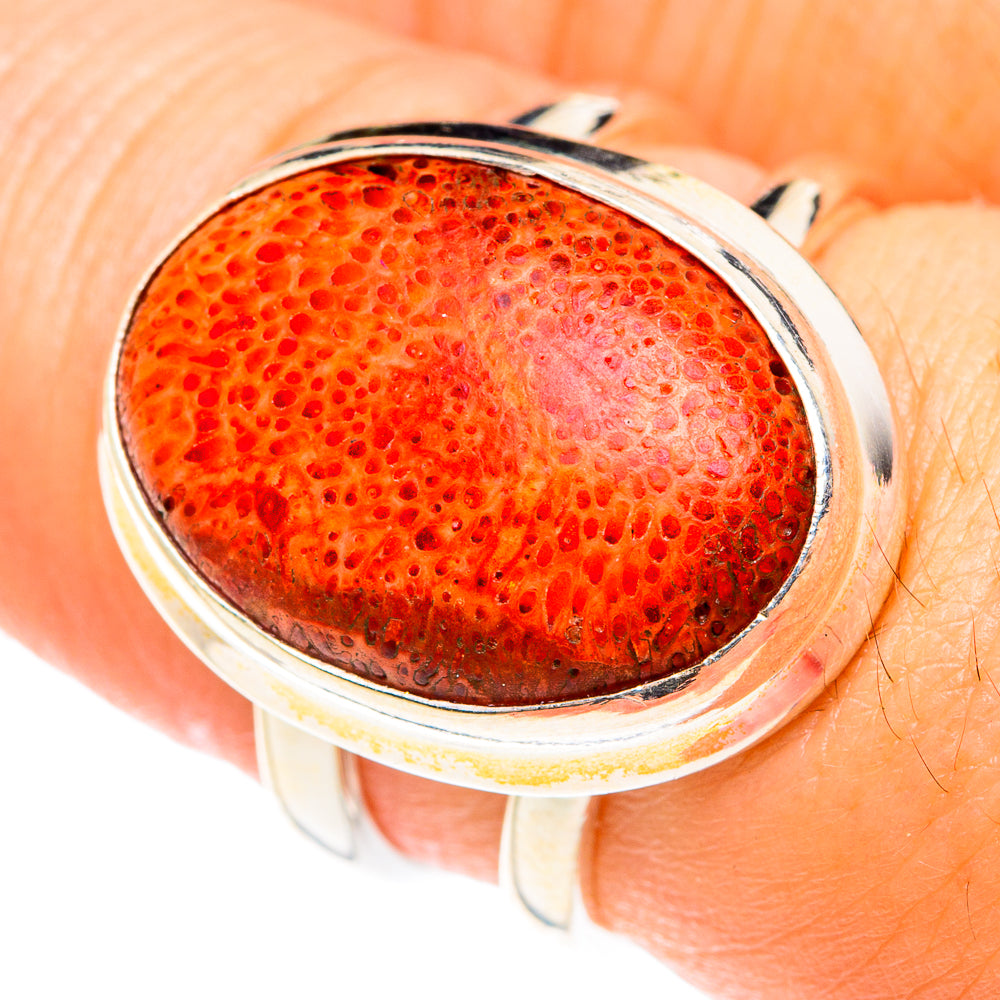 Sponge Coral Rings handcrafted by Anasilvercos - RING75448