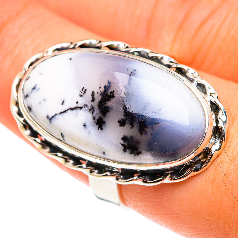 Dendritic Opal Rings handcrafted by Anasilvercos - RING75459