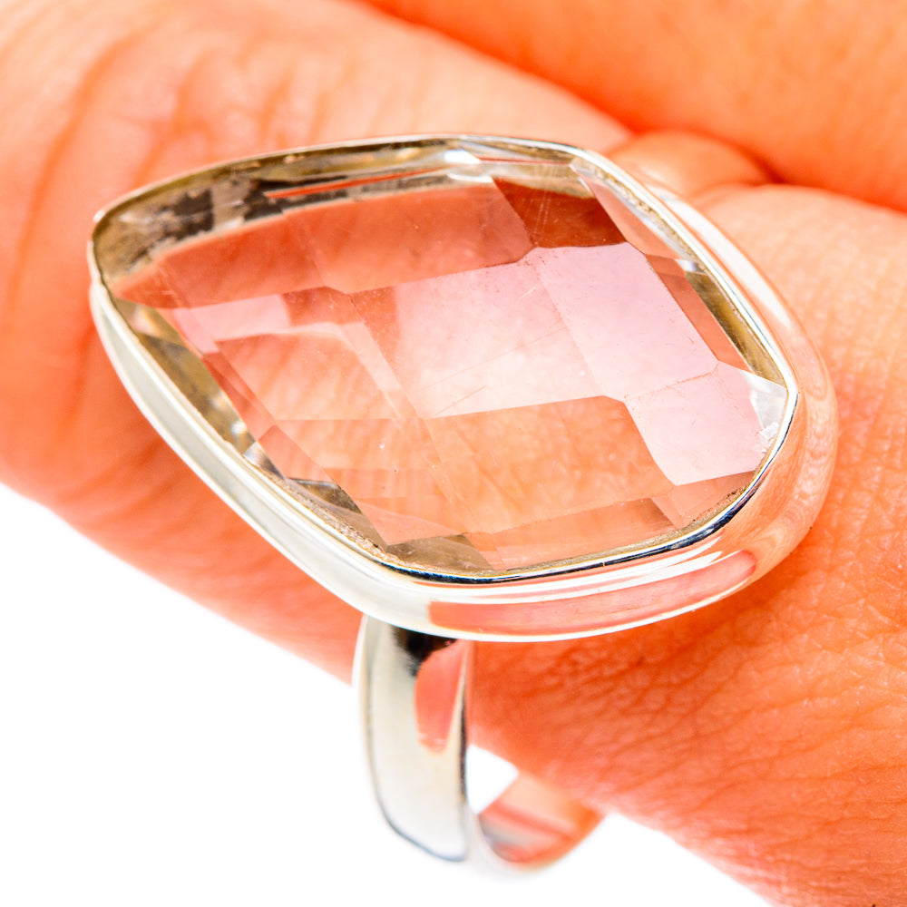 White Quartz Rings handcrafted by Anasilvercos - RING75461