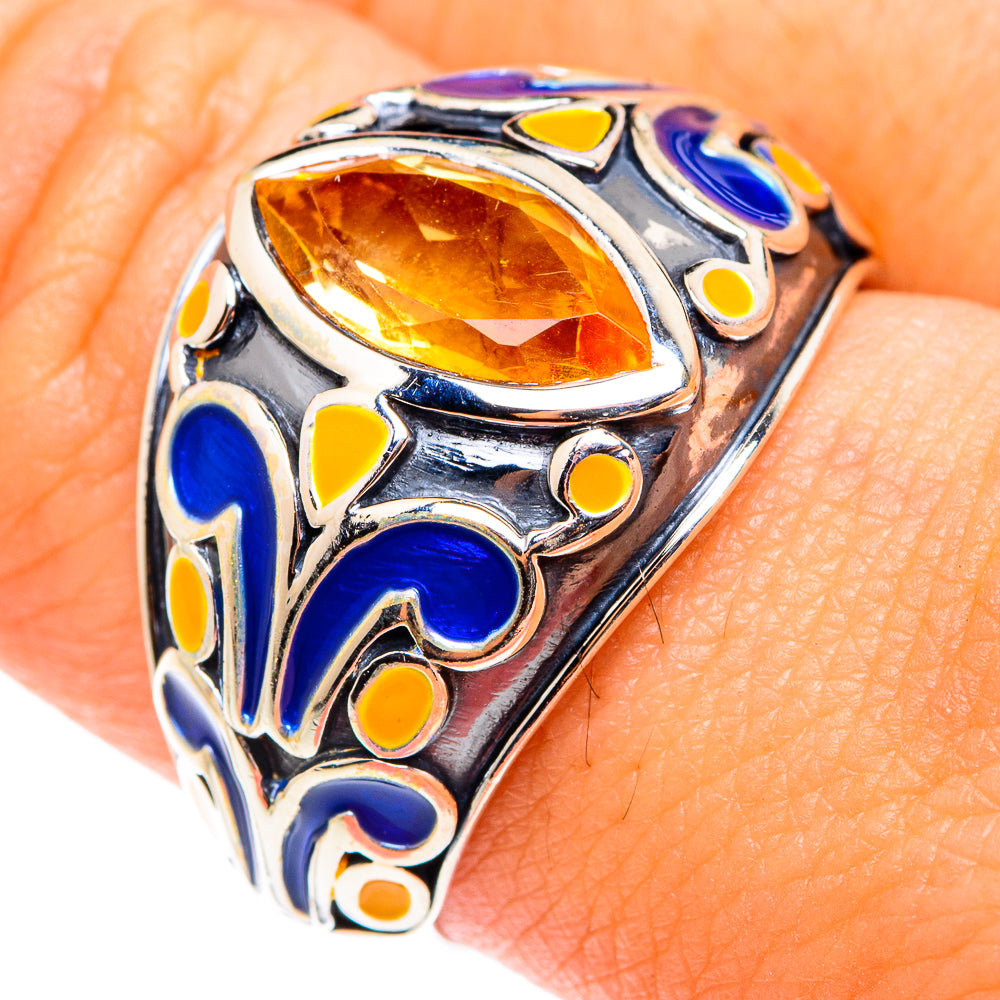 Citrine Rings handcrafted by Anasilvercos - RING75464