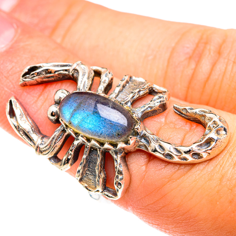 Labradorite Rings handcrafted by Anasilvercos - RING75469