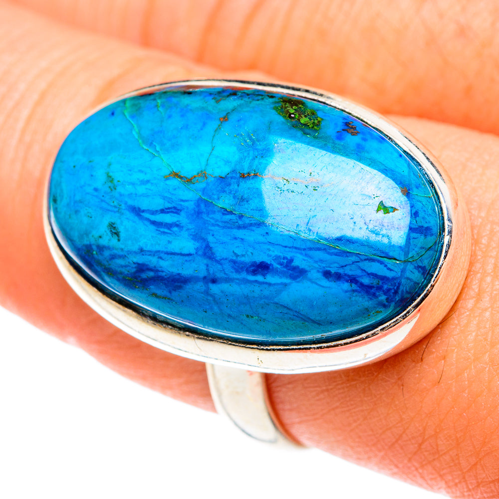 Chrysocolla Rings handcrafted by Anasilvercos - RING75470