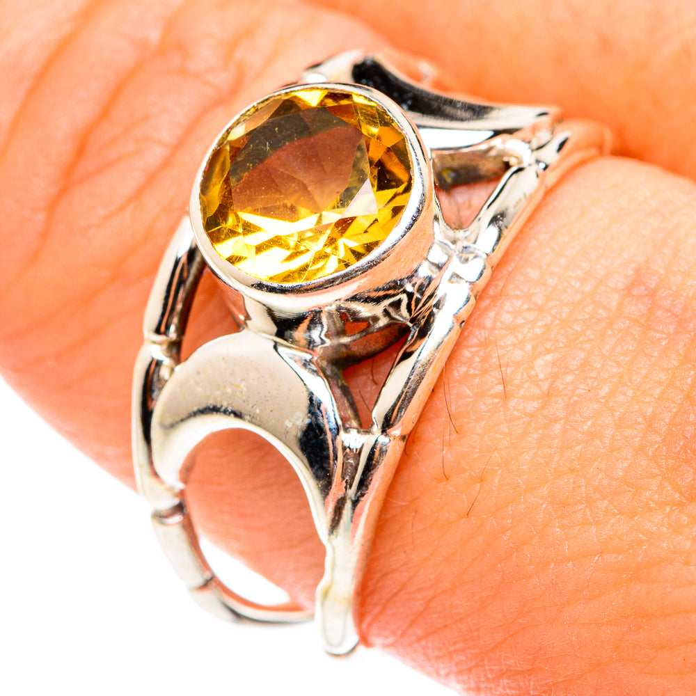 Citrine Rings handcrafted by Anasilvercos - RING75481
