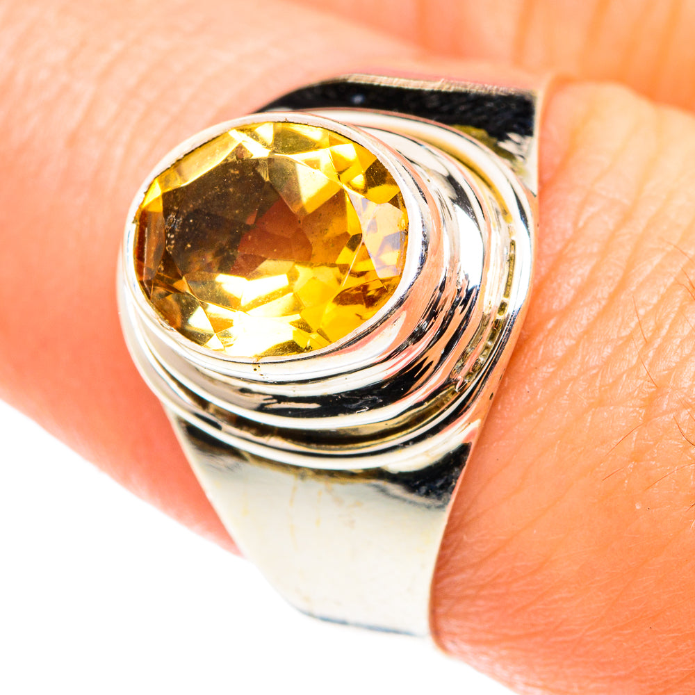 Citrine Rings handcrafted by Anasilvercos - RING75483