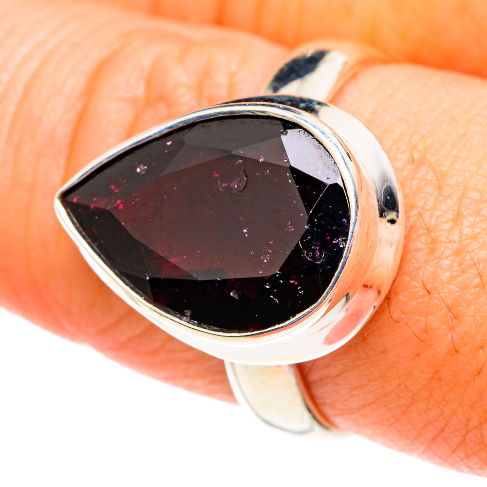 Garnet Rings handcrafted by Anasilvercos - RING75487