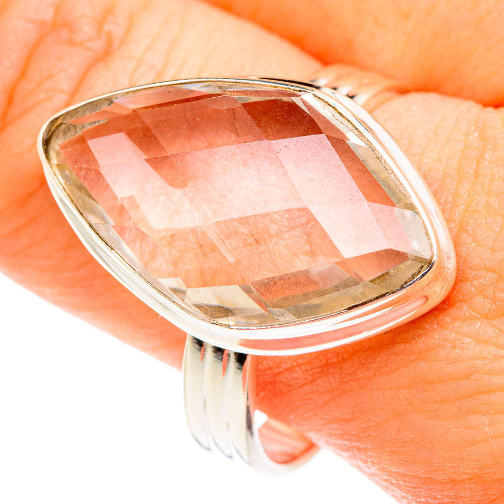 White Quartz Rings handcrafted by Anasilvercos - RING75496