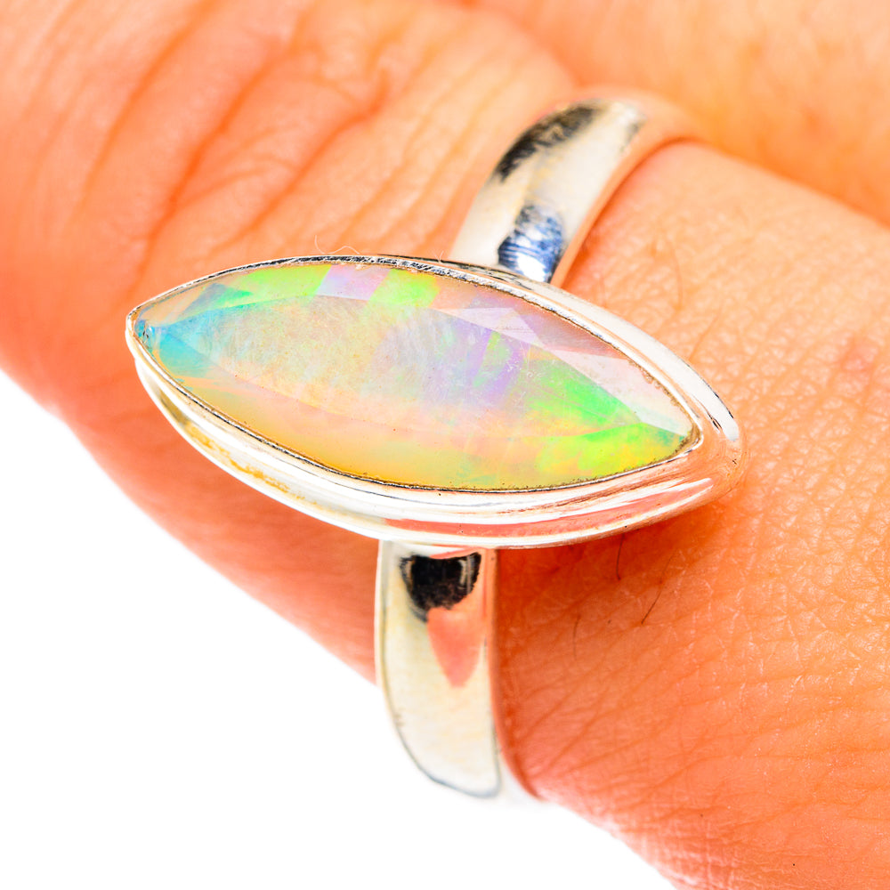 Ethiopian Opal Rings handcrafted by Anasilvercos - RING75498