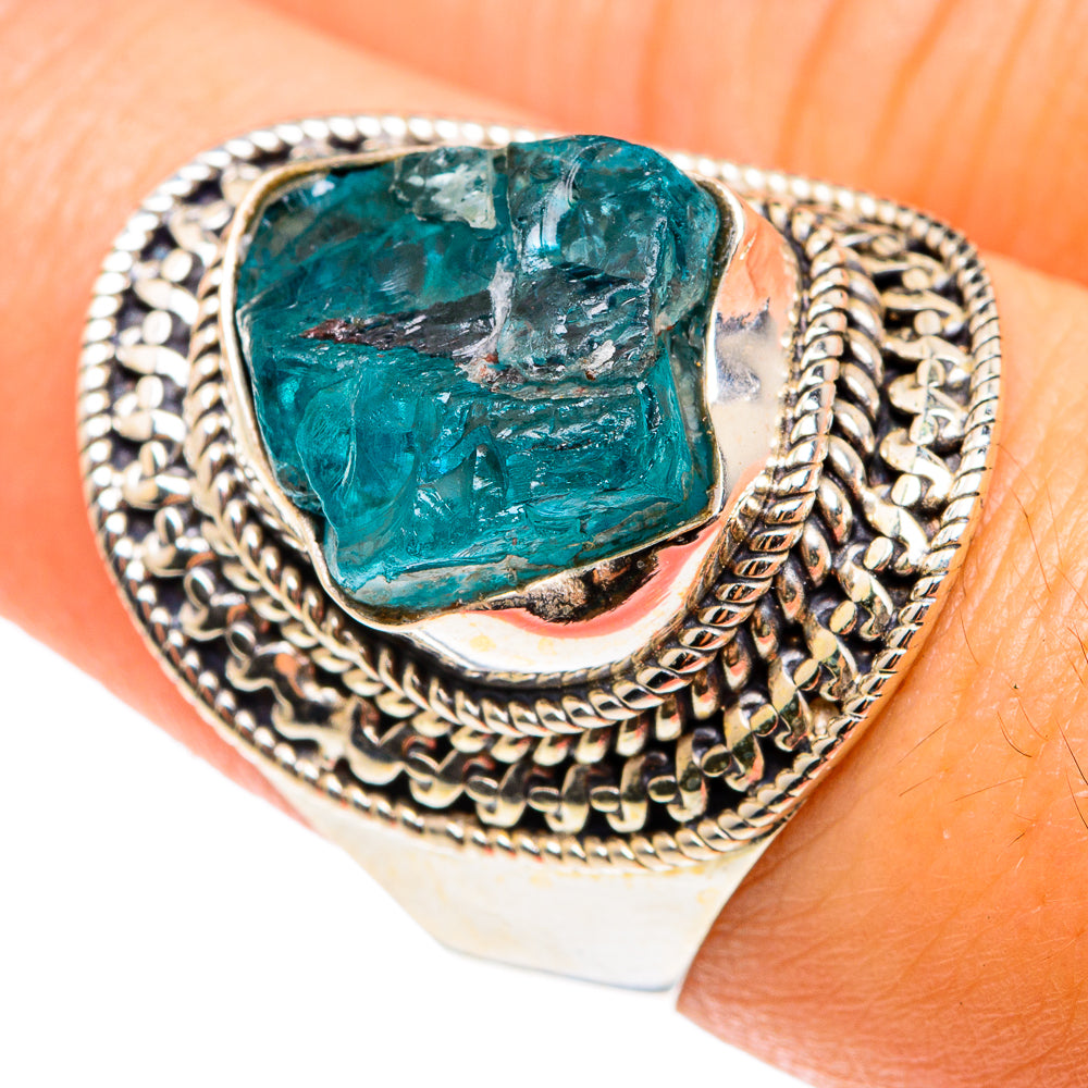 Apatite Rings handcrafted by Anasilvercos - RING75504