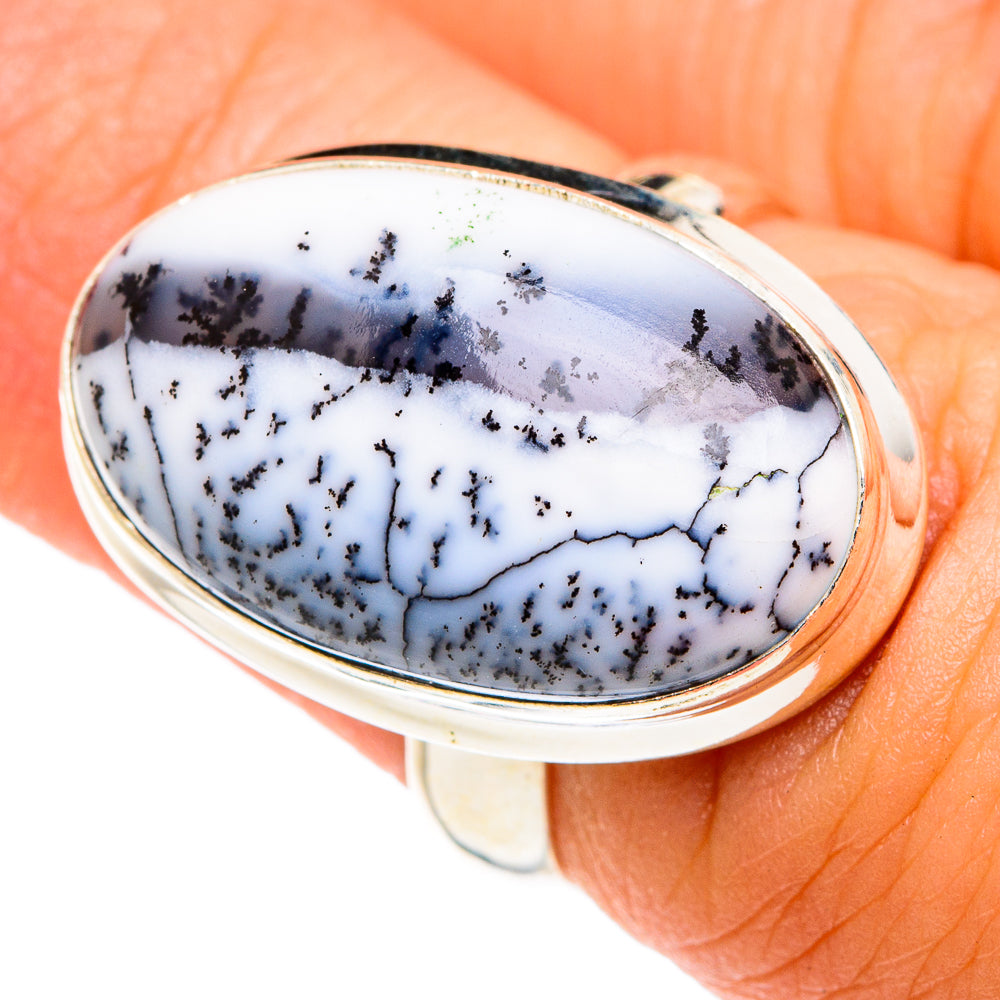Dendritic Opal Rings handcrafted by Anasilvercos - RING75525