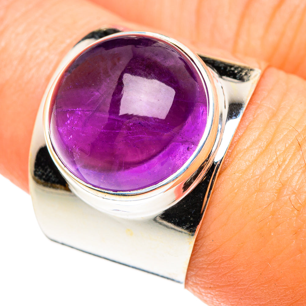 Amethyst Rings handcrafted by Anasilvercos - RING75552