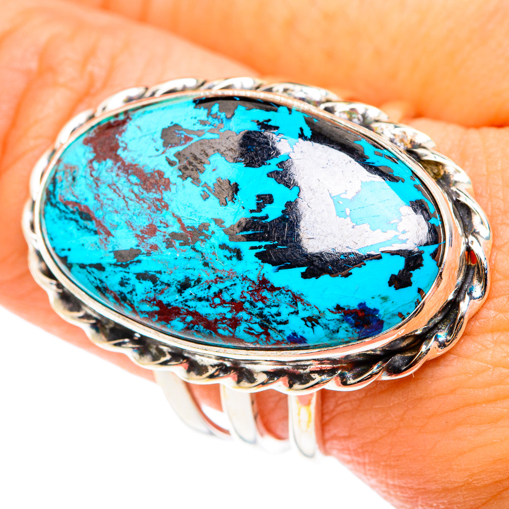 Shattuckite Rings handcrafted by Anasilvercos - RING75566
