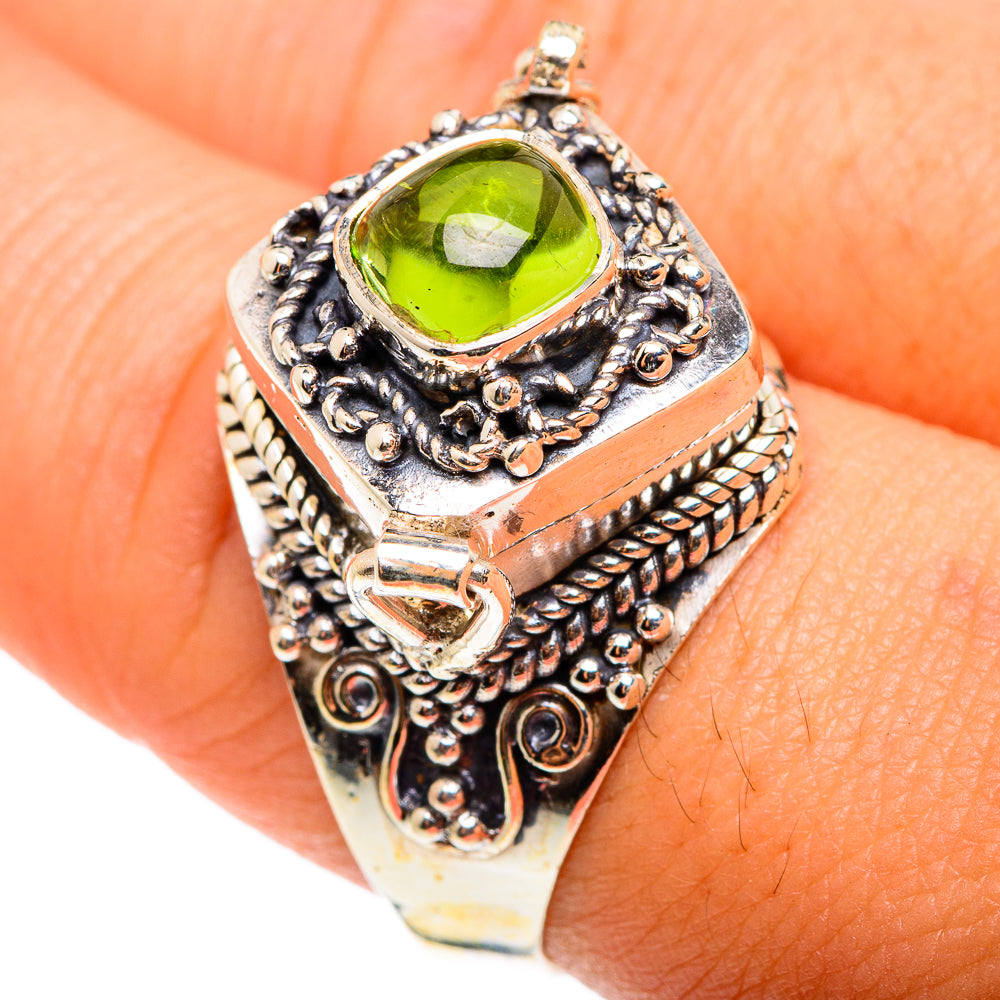 Peridot Rings handcrafted by Anasilvercos - RING75568