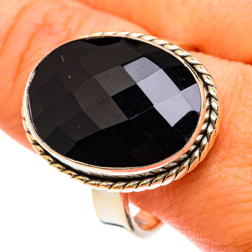 Black Onyx Rings handcrafted by Anasilvercos - RING75577